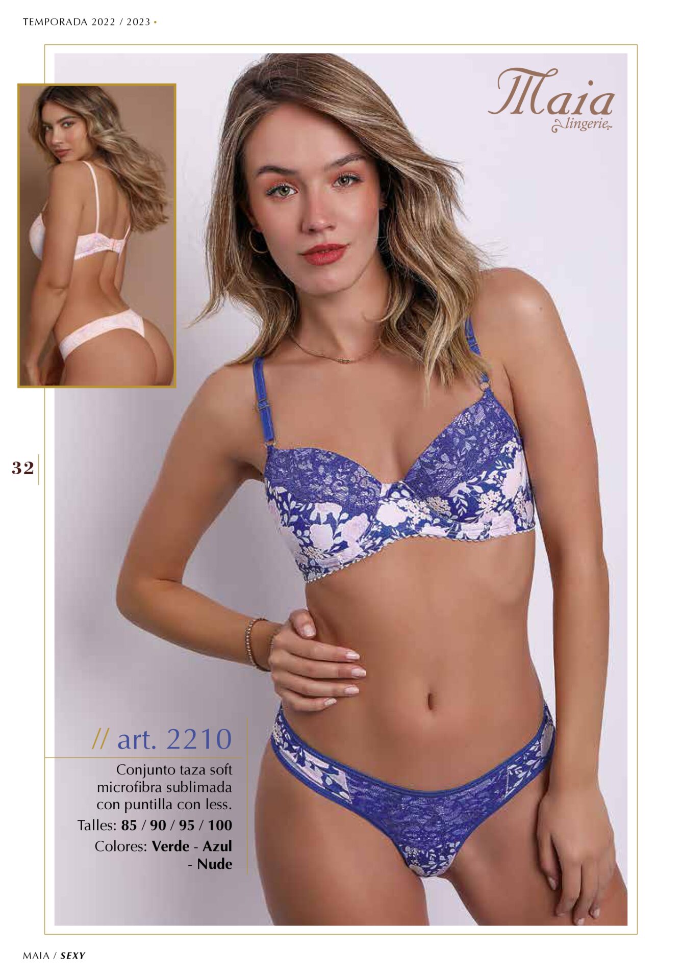 Maia sexy 2210 azul