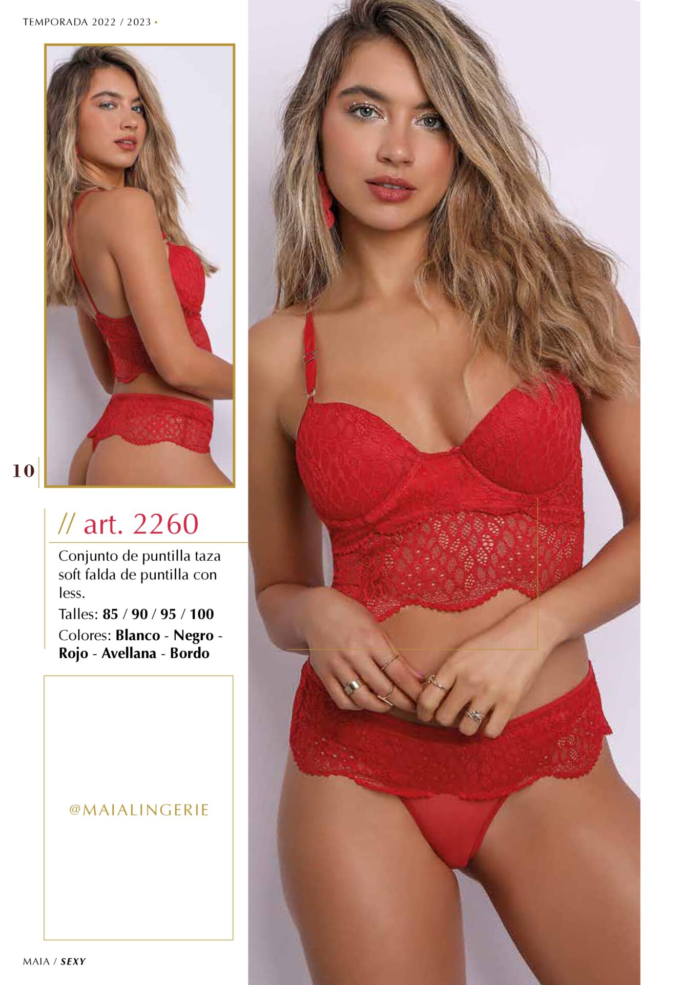 Maia sexy 2260 rojo