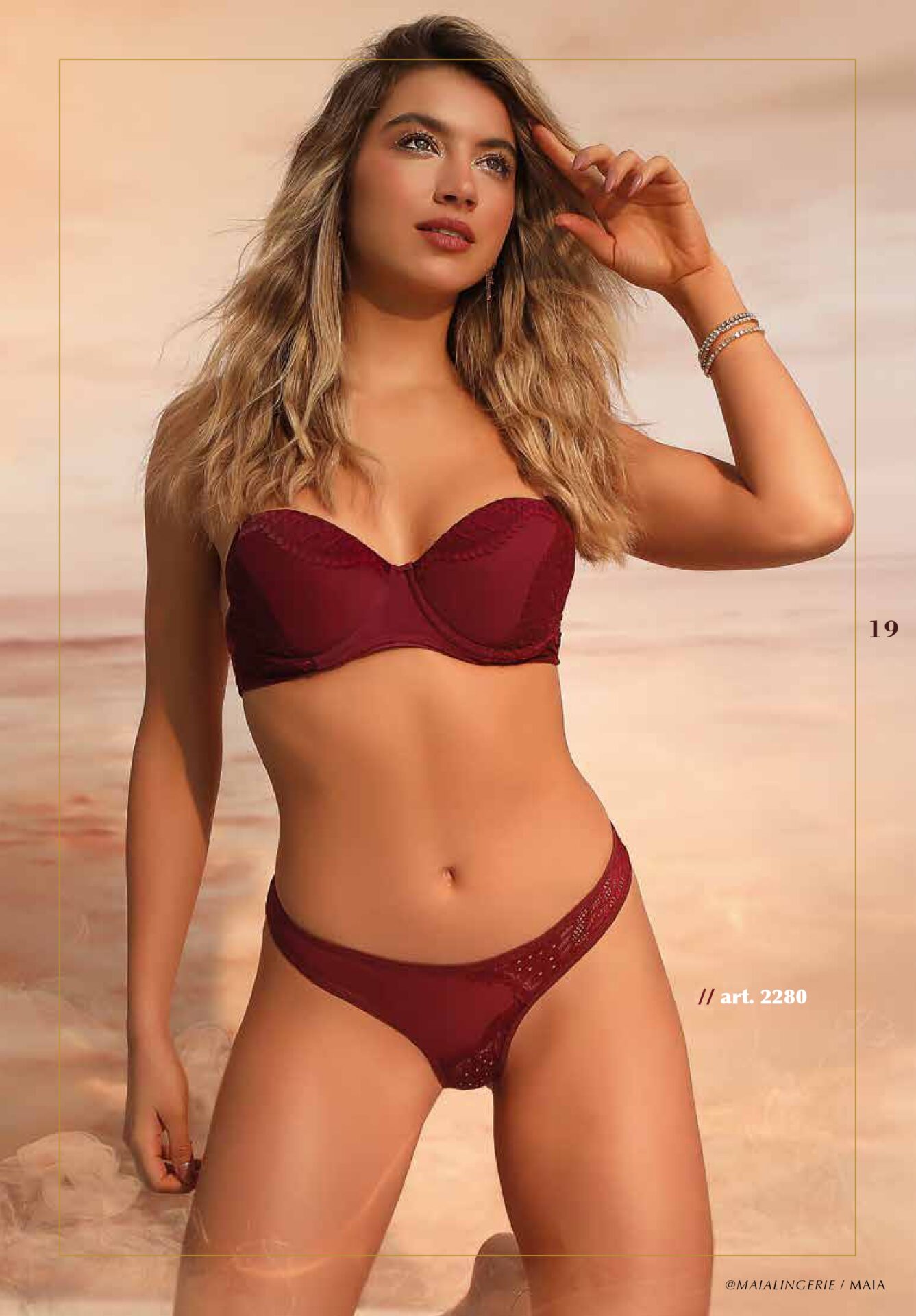 Maia sexy 2280 bordo