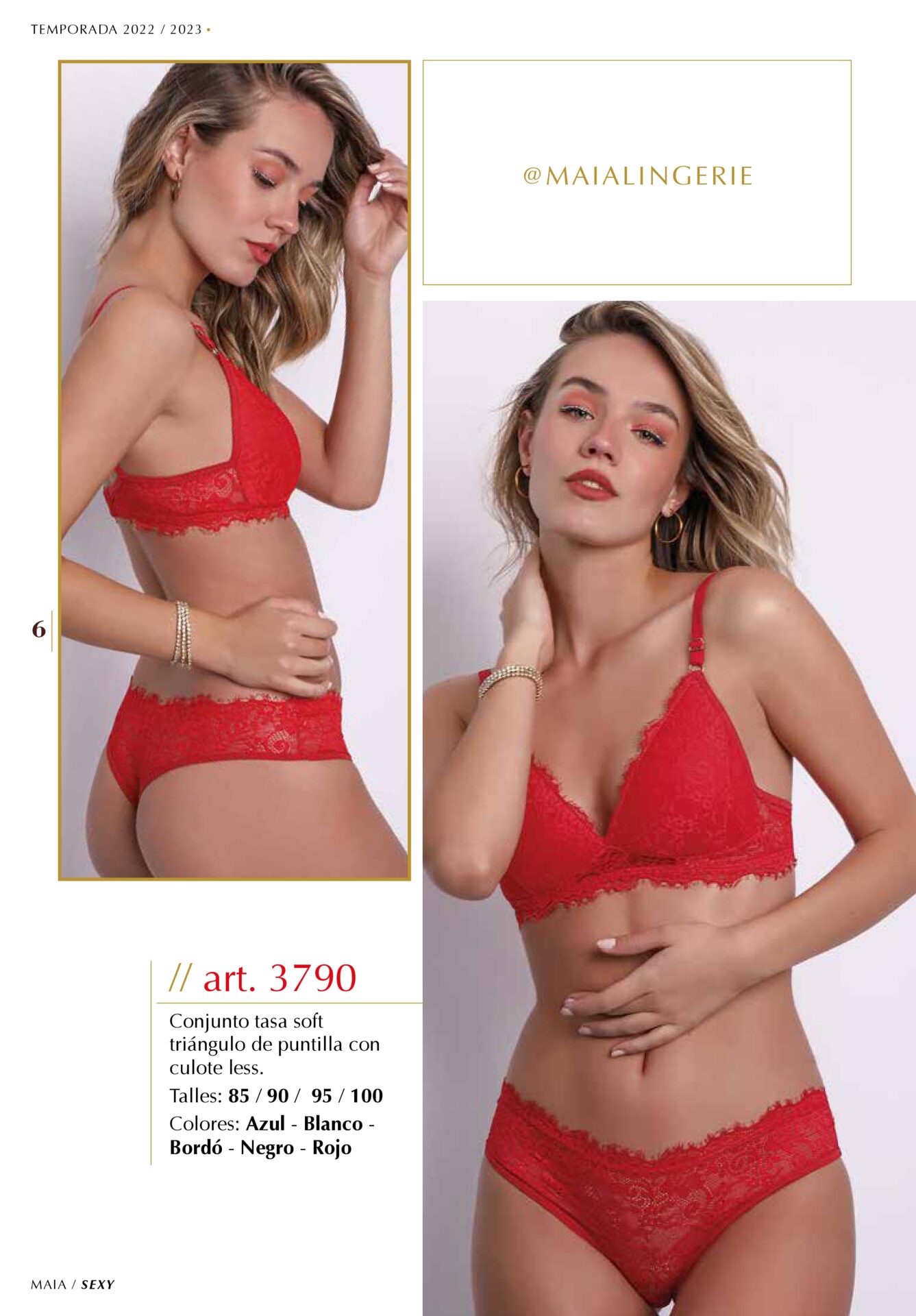 Maia sexy 3790 rojo