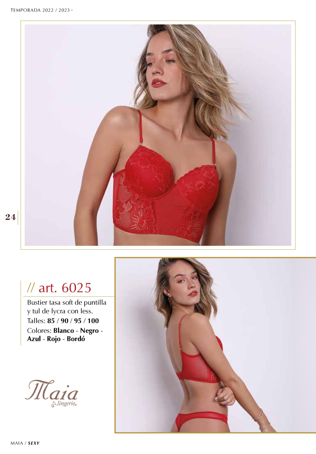 Maia sexy 6025 rojo