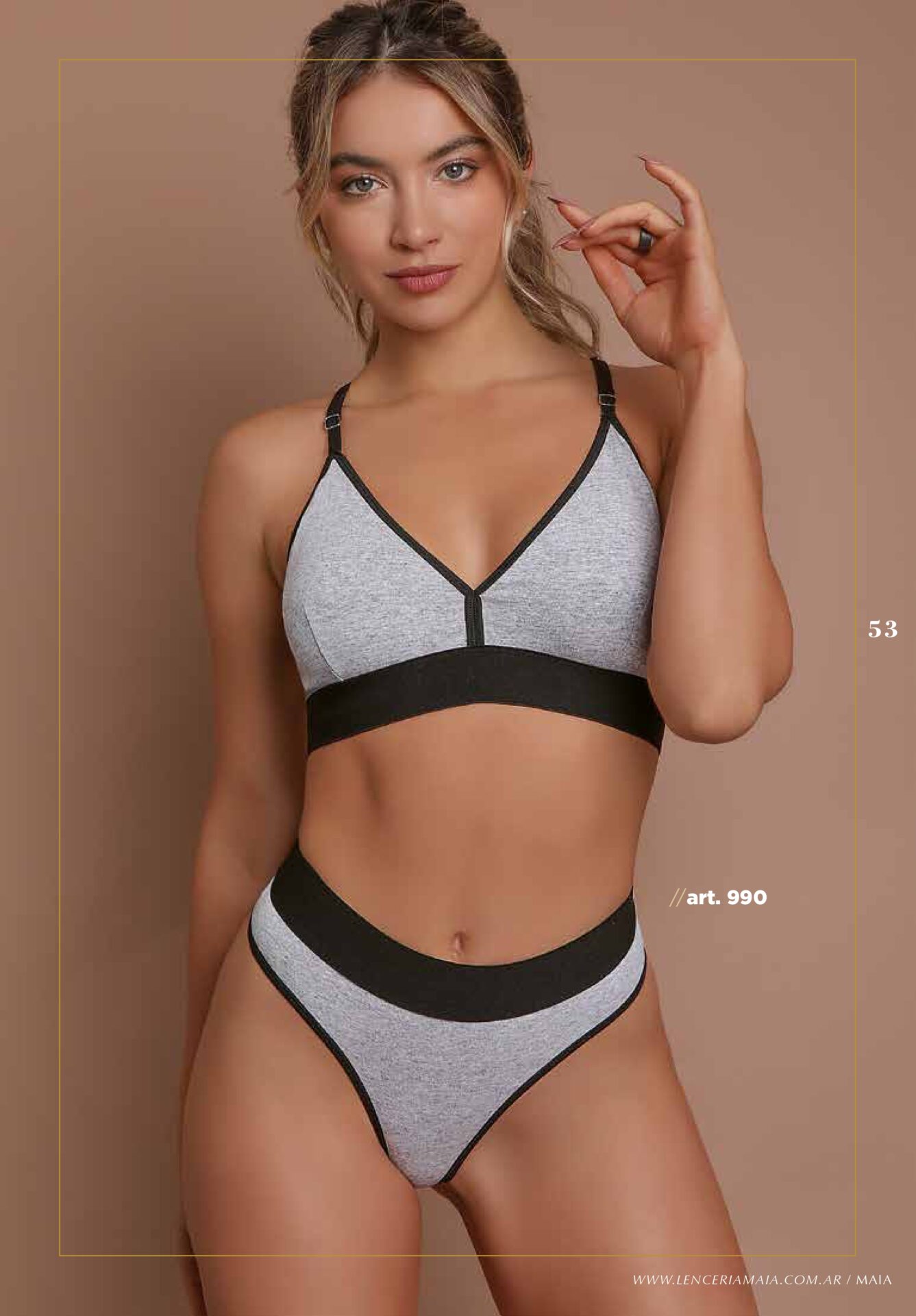 Maia sport 990 gris melange